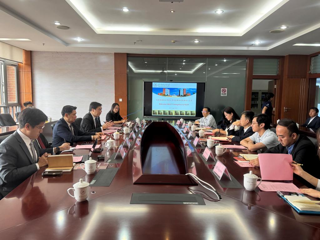 泰國國王科技大學(xué)代表團來訪 共繪教育科技發(fā)展新藍圖